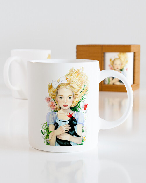 TAZA ALICIA A TRAVES DEL ESPEJO 2