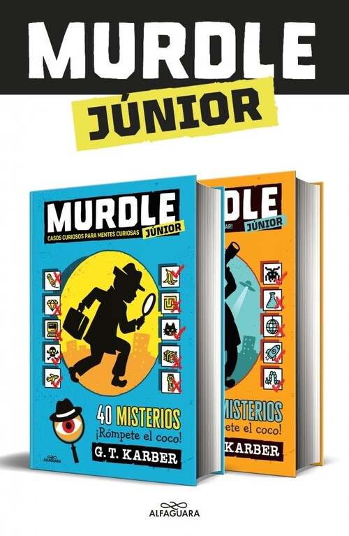 MURDLE JUNIOR - PACK CON 2 LIBROS: CASOS CURIOSOS PARA MENTE