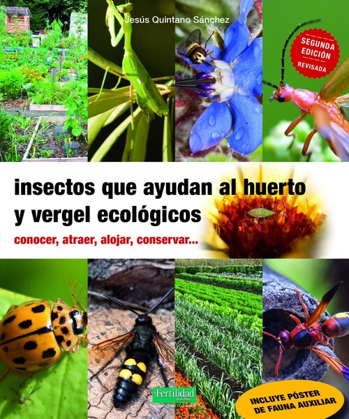 INSECTOS QUE AYUDAN AL HUERTO Y VERGEL ECOLOGICOS