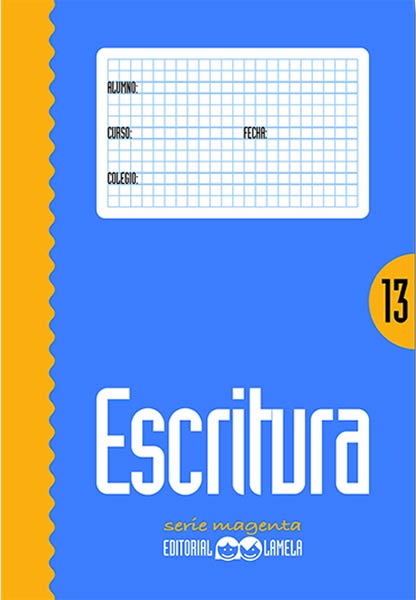 ESCRITURA 13-SERIE MAGENTA-PACK 10 (PAUTA 4MM)