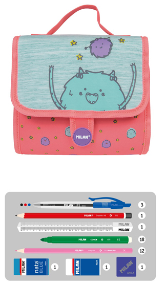 MULTIPORTATODO MALETIN CON CONTENIDO MIMO ROSA