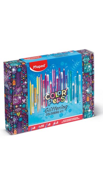 MALETIN COLORPEPS GLITTERING KIT DE COLOREADO
