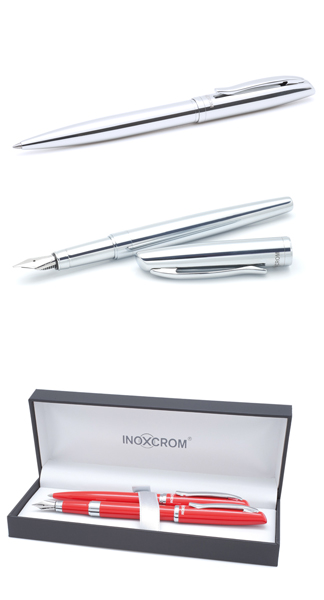 JUEGO BOLI + PLUMA PRIME CROMO