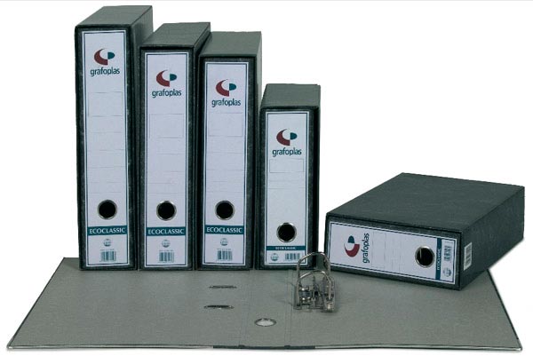 ARCHIVADOR AZ FOLIO NEGRO S/ RADO -CAJA 25U
