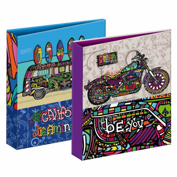 DOSSIER CLIP FOLIO POLIPROPILENO METALIZADO