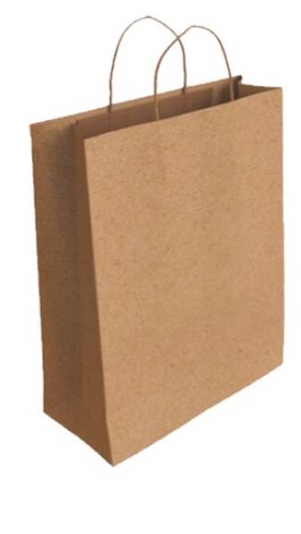 BOLSA REGALO PAPEL KRAFT MARRON XS 18X8X24CM