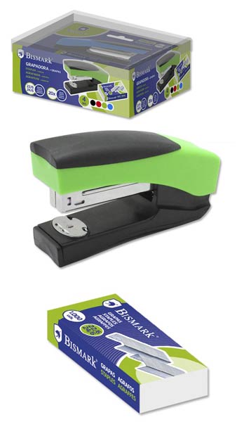 GRAPADORA MESA 20H COLORES SHINY MOD.8239 + GRAPAS CAJITA