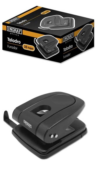 TALADRO 35H NEGRO METALICO INGRAF OFFICE