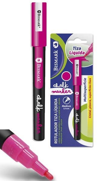 ROTU TIZA LIQUIDA ROSA BISMARK 1U BLISTER - CHALK MARKER