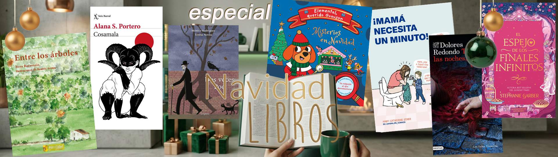 Una selecci�n especial de libros para esta Navidad