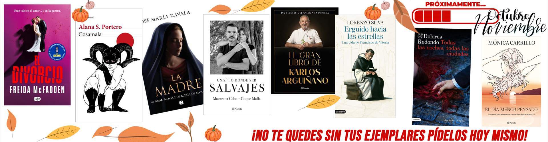 �Antic�pate a la temporada y asegura ya tus pr�ximos lanzamientos de octubre y noviembre! ? �No te quedes sin la primera
