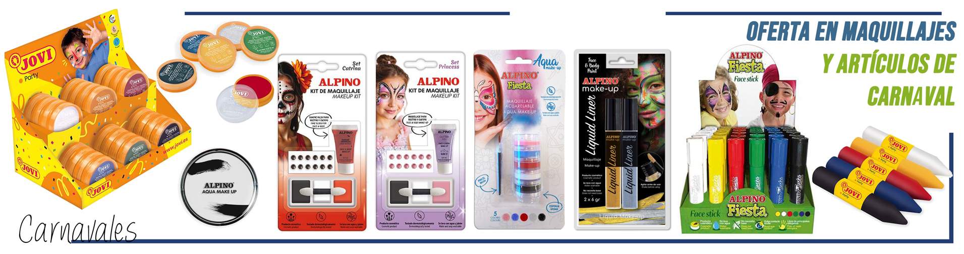 Maquillajes y art�culos de carnaval  mira las ofertas...