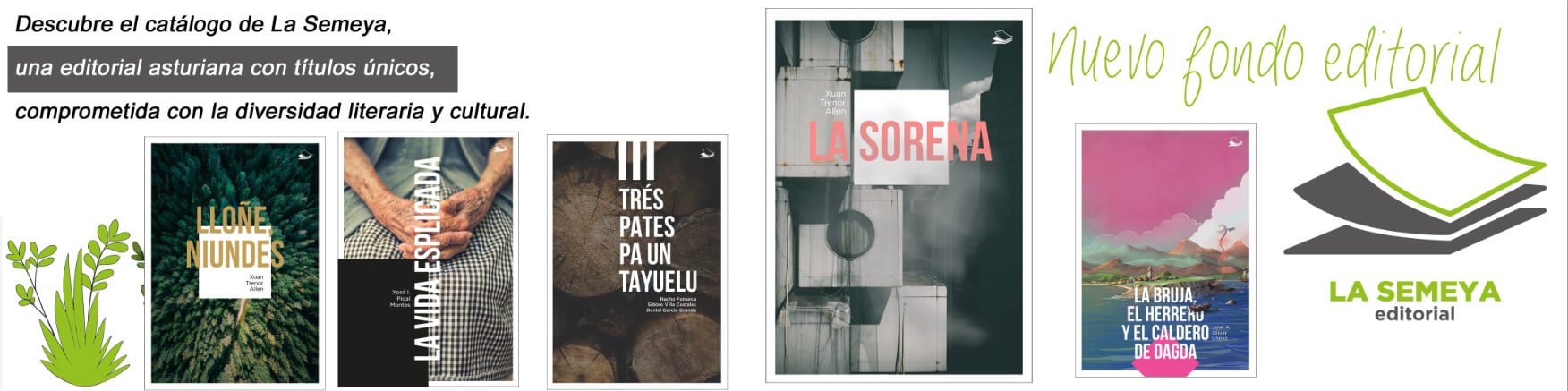 Ya puedes comprar literatura asturiana y multilinge de La Semeya aqu